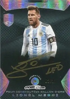 Cromo Lionel Messi - 2018 Eminence Soccer n. BA40 - Panini