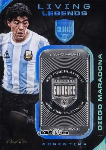 Cromo Diego Maradona - 2018 Eminence Soccer n. LL4 - Panini