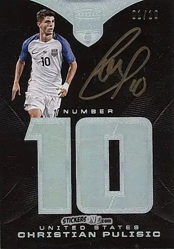 Cromo Christian Pulisic - 2018 Eminence Soccer n. NU2 - Panini