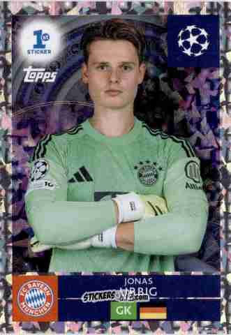 Sticker Jonas Urbig - UEFA Champions League 2025-2026
 n. 292 - Topps