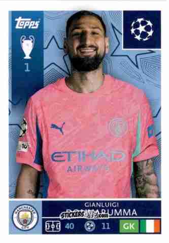 Sticker Gianluigi Donnarumma - UEFA Champions League 2025-2026
 n. 300 - Topps