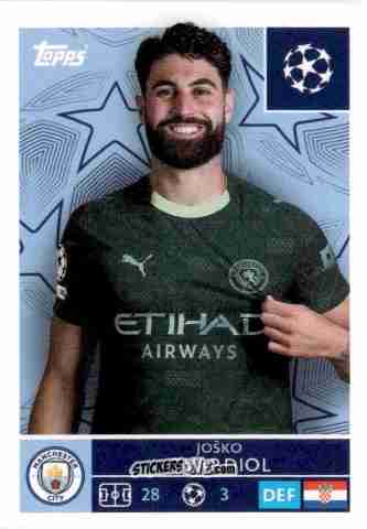 Figurina Josko Gvardiol - UEFA Champions League 2025-2026
 n. 301 - Topps