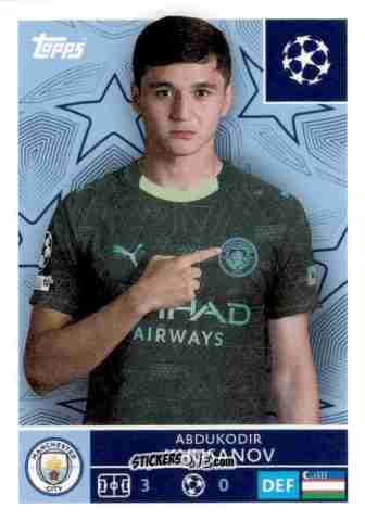 Figurina Abdukodir Khusanov - UEFA Champions League 2025-2026
 n. 302 - Topps