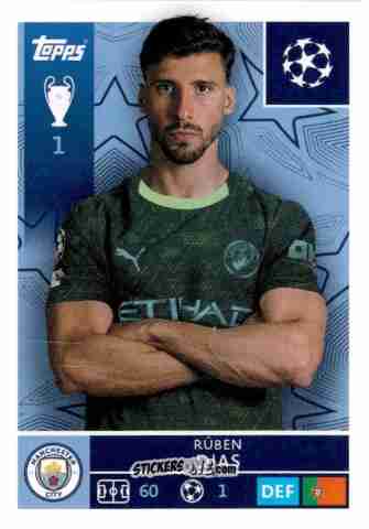 Figurina Ruben Dias - UEFA Champions League 2025-2026
 n. 303 - Topps
