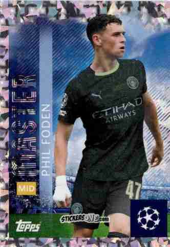 Cromo Phil Foden - UEFA Champions League 2025-2026
 n. 304 - Topps