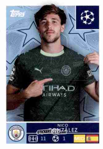 Figurina Nico Gonzelez - UEFA Champions League 2025-2026
 n. 306 - Topps