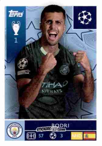 Figurina Rodri - UEFA Champions League 2025-2026
 n. 307 - Topps