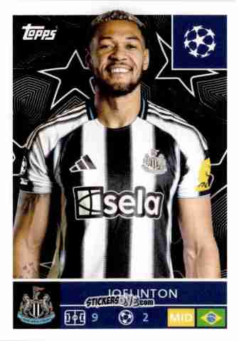 Sticker Joelinton - UEFA Champions League 2025-2026
 n. 317 - Topps