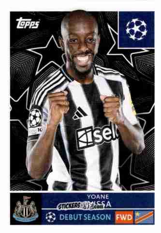 Sticker Yoane Wissa - UEFA Champions League 2025-2026
 n. 322 - Topps