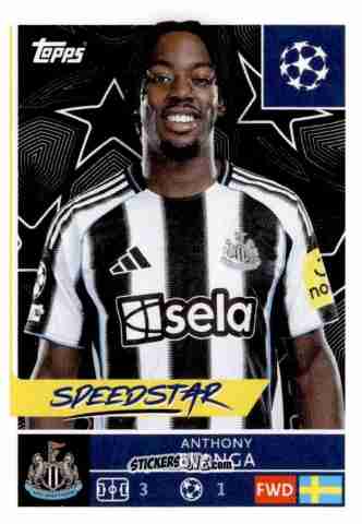 Figurina Anthony Elanga - UEFA Champions League 2025-2026
 n. 324 - Topps