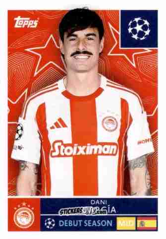 Figurina Dani Garcia - UEFA Champions League 2025-2026
 n. 335 - Topps