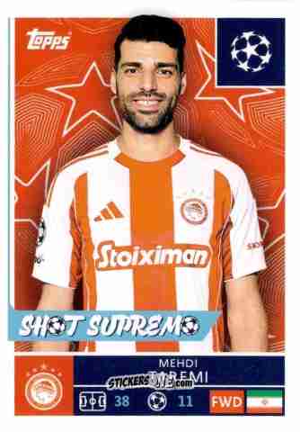 Cromo Mehdi Taremi - UEFA Champions League 2025-2026
 n. 338 - Topps