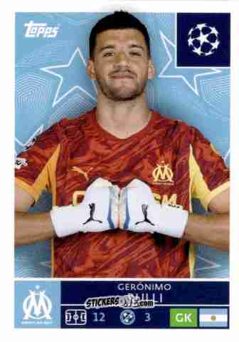 Cromo Geronimo Rulli - UEFA Champions League 2025-2026
 n. 342 - Topps