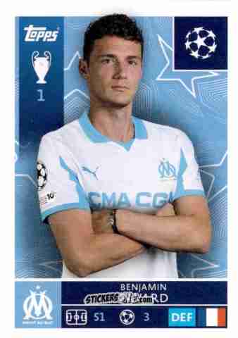 Sticker Benjamin Pavard - UEFA Champions League 2025-2026
 n. 345 - Topps