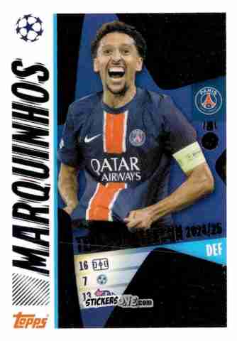 Figurina Marquinhos - UEFA Champions League 2025-2026
 n. 6 - Topps