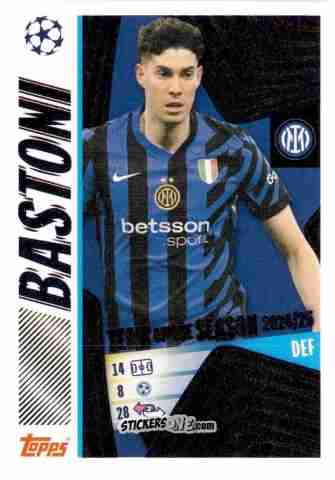 Sticker Alessandro Bastoni - UEFA Champions League 2025-2026
 n. 7 - Topps