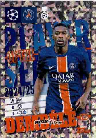 Figurina Ousmane Dembele - UEFA Champions League 2025-2026
 n. 14 - Topps