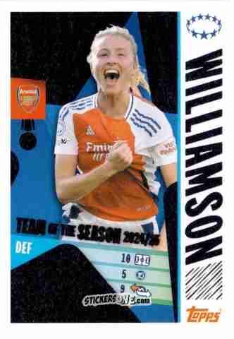 Figurina Leah Williamson - UEFA Champions League 2025-2026
 n. 17 - Topps
