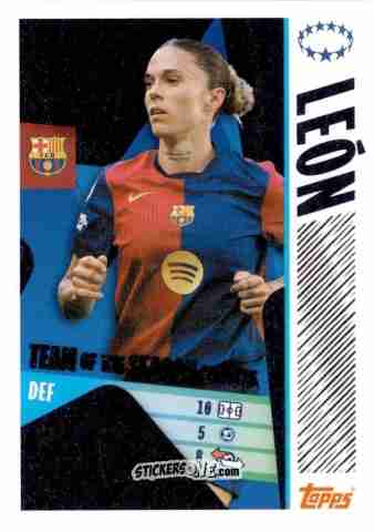 Cromo Adriana Leon - UEFA Champions League 2025-2026
 n. 18 - Topps