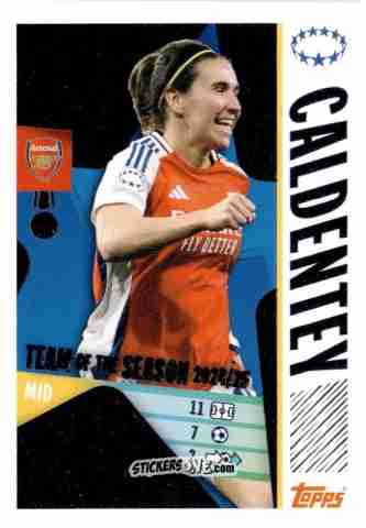 Sticker Mariona Caldentey - UEFA Champions League 2025-2026
 n. 22 - Topps