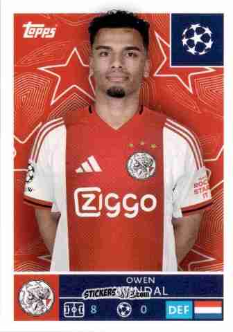 Figurina Owen Wijndal - UEFA Champions League 2025-2026
 n. 47 - Topps