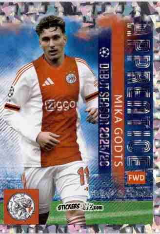 Sticker Mika Godts - UEFA Champions League 2025-2026
 n. 49 - Topps