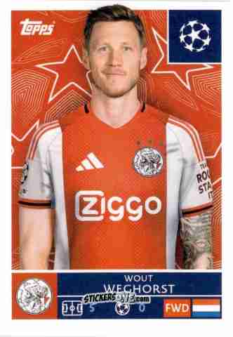 Cromo Wout Weghorst - UEFA Champions League 2025-2026
 n. 55 - Topps