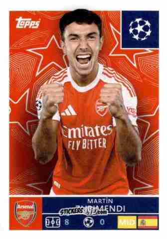 Cromo Martin Zubimendi - UEFA Champions League 2025-2026
 n. 60 - Topps