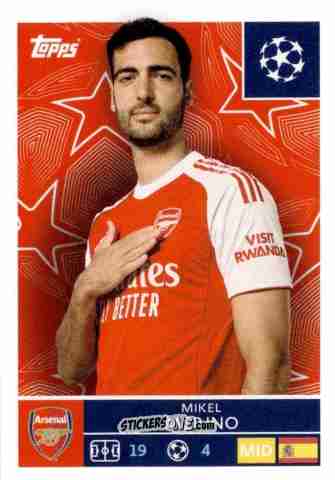 Sticker Mikel Merino - UEFA Champions League 2025-2026
 n. 61 - Topps