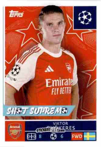 Sticker Victor Gyokeres - UEFA Champions League 2025-2026
 n. 67 - Topps