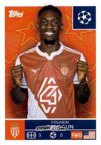Figurina Folarin Balogun - UEFA Champions League 2025-2026
 n. 83 - Topps