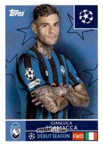 Sticker Gianluca Scamacca - UEFA Champions League 2025-2026
 n. 96 - Topps