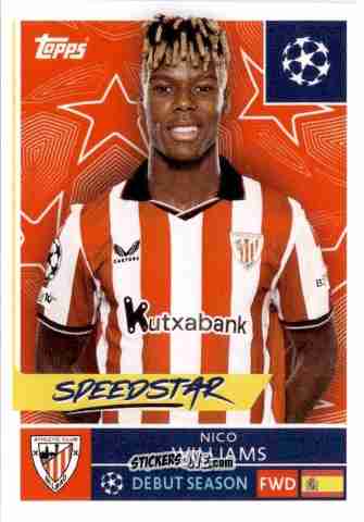 Figurina Nico Williams - UEFA Champions League 2025-2026
 n. 110 - Topps