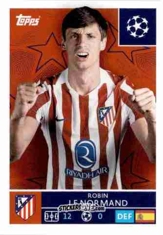 Sticker Robin le Normand - UEFA Champions League 2025-2026
 n. 117 - Topps