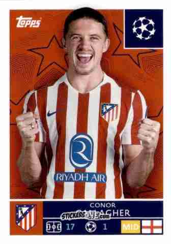 Figurina Conor Gallagher - UEFA Champions League 2025-2026
 n. 121 - Topps