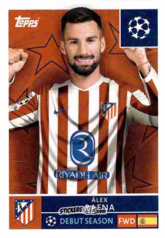 Figurina Alex Baena - UEFA Champions League 2025-2026
 n. 123 - Topps