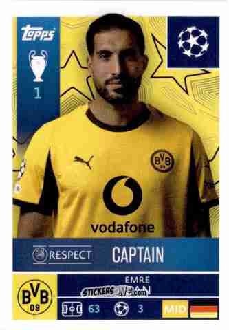 Cromo Emre Can - UEFA Champions League 2025-2026
 n. 141 - Topps