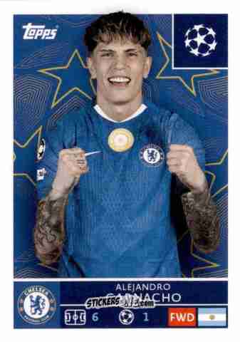 Figurina Alejandro Garnacho - UEFA Champions League 2025-2026
 n. 163 - Topps