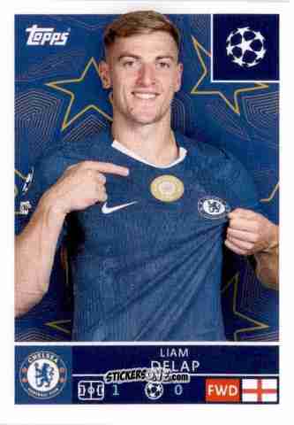Sticker Liam Delap - UEFA Champions League 2025-2026
 n. 165 - Topps