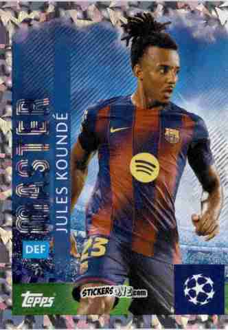 Sticker Jules Kounde - UEFA Champions League 2025-2026
 n. 188 - Topps
