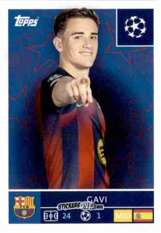 Sticker Gavi - UEFA Champions League 2025-2026
 n. 191 - Topps