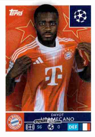 Figurina Dayot Upamecano - UEFA Champions League 2025-2026
 n. 199 - Topps