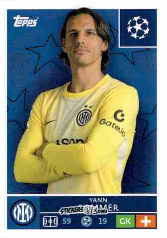 Figurina Yann Sommer - UEFA Champions League 2025-2026
 n. 212 - Topps