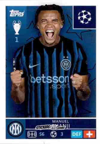 Figurina Manuel Akanji - UEFA Champions League 2025-2026
 n. 219 - Topps
