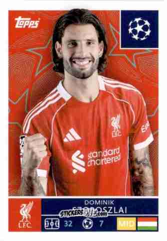 Sticker Dominik Szoboszlai - UEFA Champions League 2025-2026
 n. 261 - Topps
