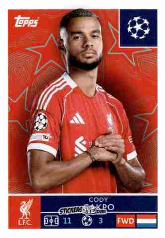Cromo Cody Gakpo - UEFA Champions League 2025-2026
 n. 264 - Topps