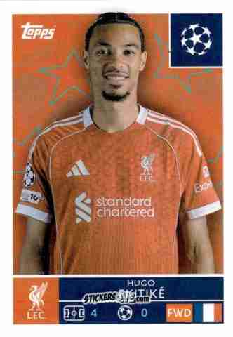 Figurina Hugo Ekitike - UEFA Champions League 2025-2026
 n. 265 - Topps