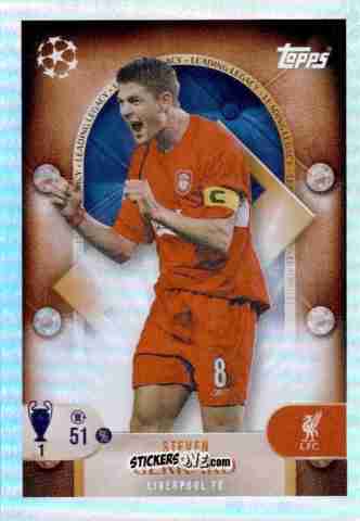 Cromo Steven Gerrard - UEFA Champions League 2025-2026
 n. 272 - Topps