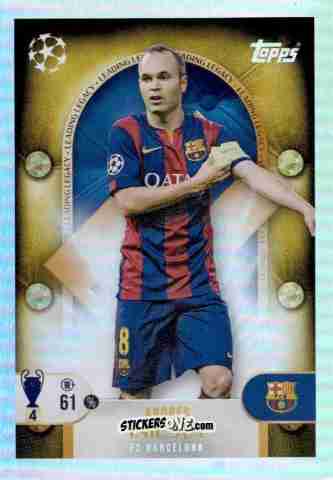Cromo Andres Iniesta - UEFA Champions League 2025-2026
 n. 275 - Topps