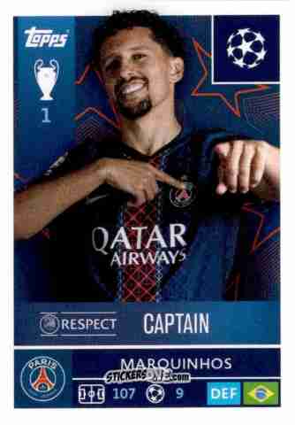 Figurina Marquinhos - UEFA Champions League 2025-2026
 n. 355 - Topps